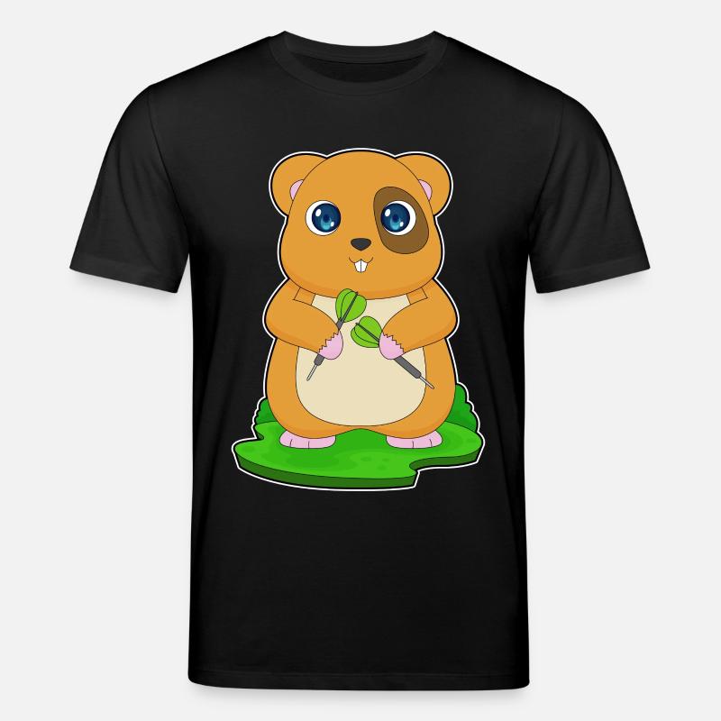 Hamster Dart Dartpfeil - Stanley/Stella Unisex Bio-T-Shirt CREATOR - Schwarz