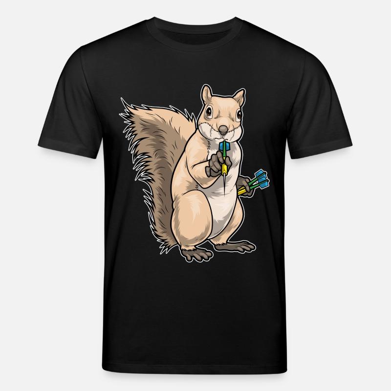Fléchette écureuil Fléchette - T-shirt bio CREATOR Stanley/Stella Unisexe - noir