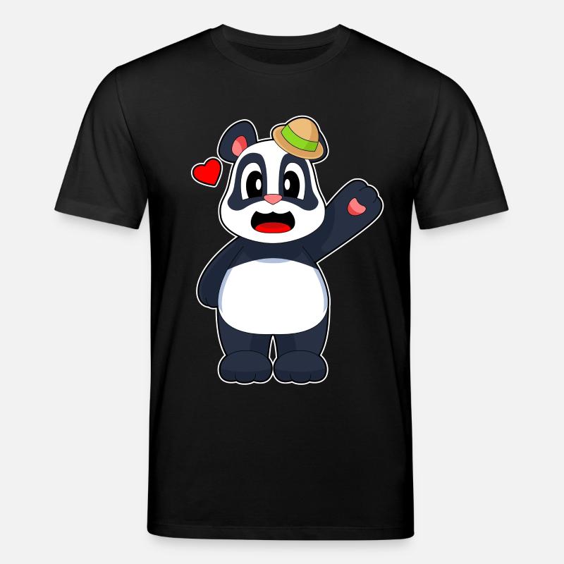 Panda Hut - Stanley/Stella Unisex Bio-T-Shirt CREATOR  - Schwarz