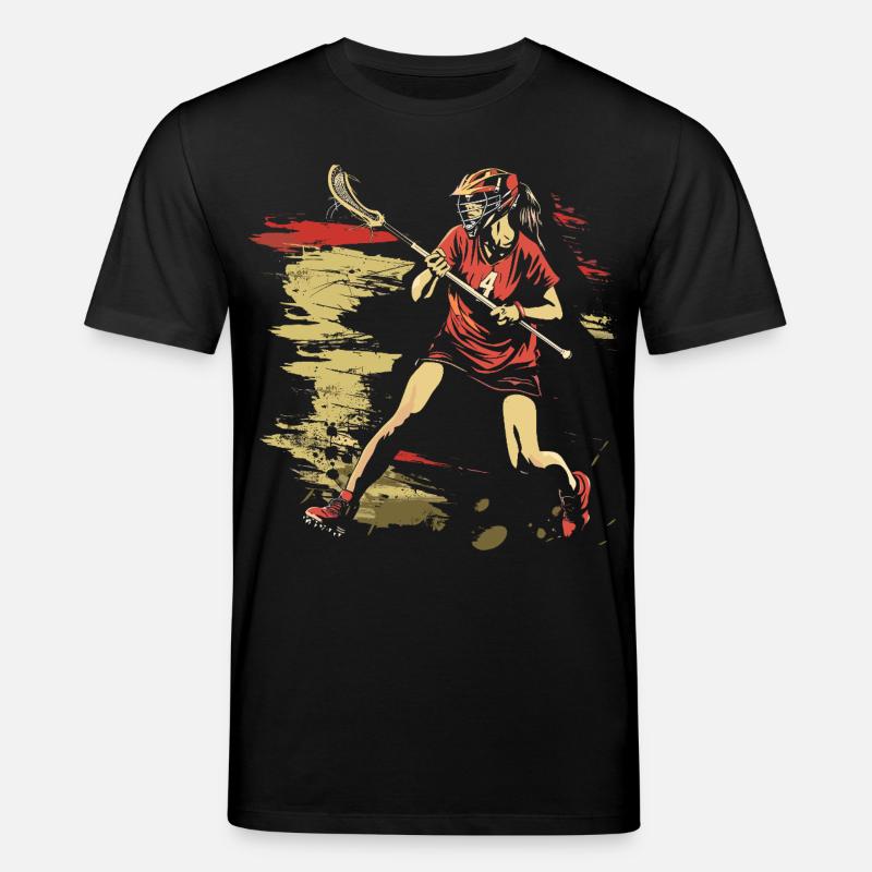 Oldschool Lacrosse Mädchen - Stanley/Stella Unisex Bio-T-Shirt CREATOR  - Schwarz