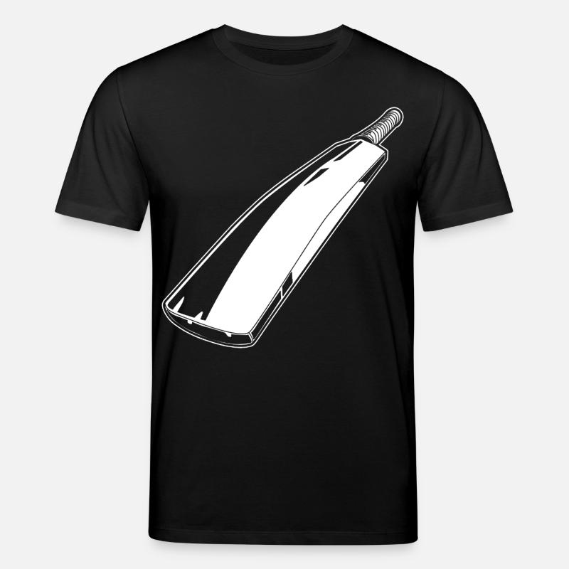 Dessin de batte de cricket - T-shirt bio CREATOR Stanley/Stella Unisexe - noir