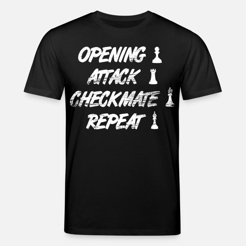 Schach Techniken - Stanley/Stella Unisex Bio-T-Shirt CREATOR  - Schwarz