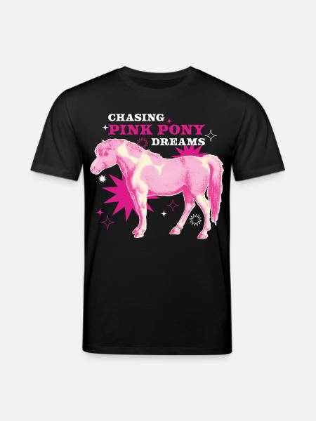 Pink Pony Dreams – Magic Ride - Stanley/Stella CREATOR Unisex Organic T-Shirt - black