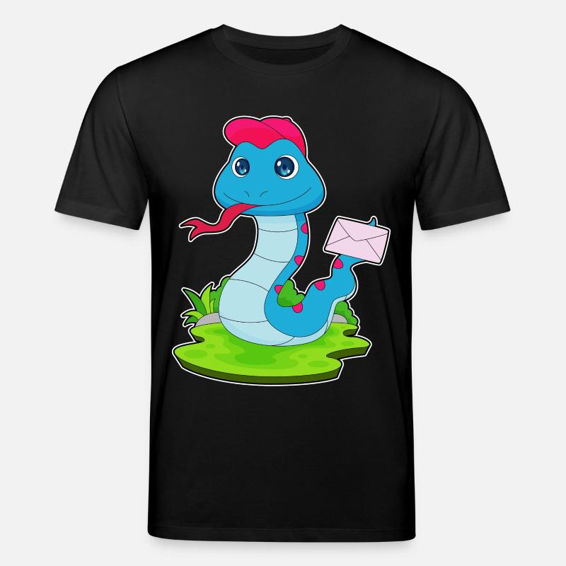 Lettre de serpent - T-shirt bio CREATOR Stanley/Stella Unisexe - noir