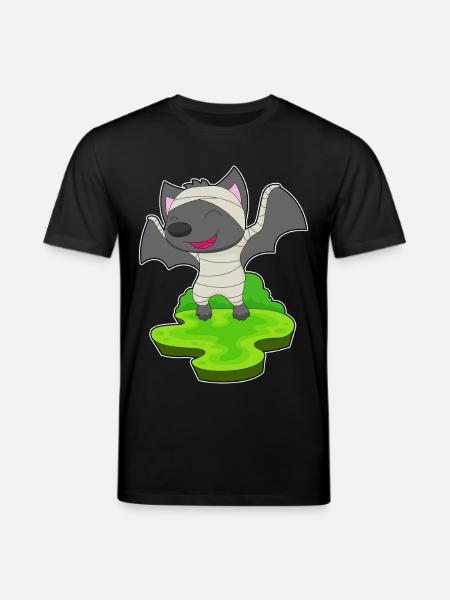 Bat Halloween Mummy - Stanley/Stella CREATOR Unisex Organic T-Shirt - black