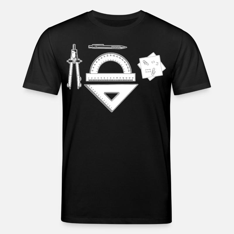 Graphique d’architecte - T-shirt bio CREATOR Stanley/Stella Unisexe - noir