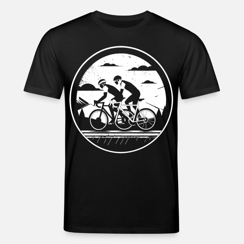 Illustration de cyclisme - T-shirt bio CREATOR Stanley/Stella Unisexe - noir