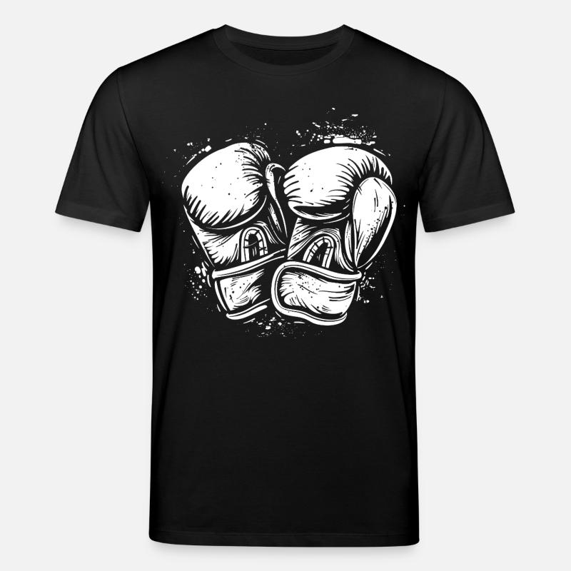 Dessin de gants de boxe - T-shirt bio CREATOR Stanley/Stella Unisexe - noir