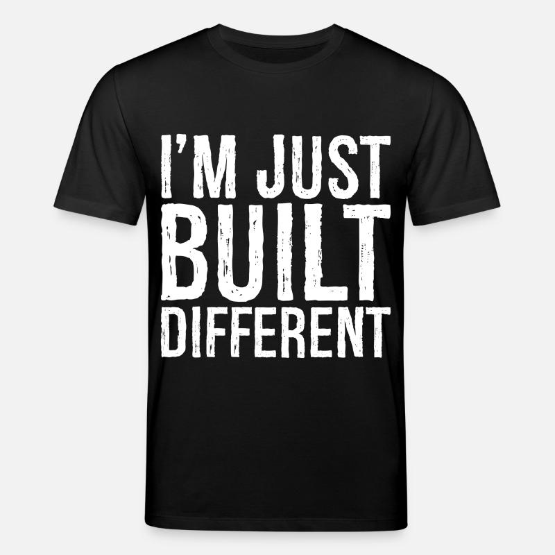 Je suis juste construit différemment - T-shirt bio CREATOR Stanley/Stella Unisexe - noir