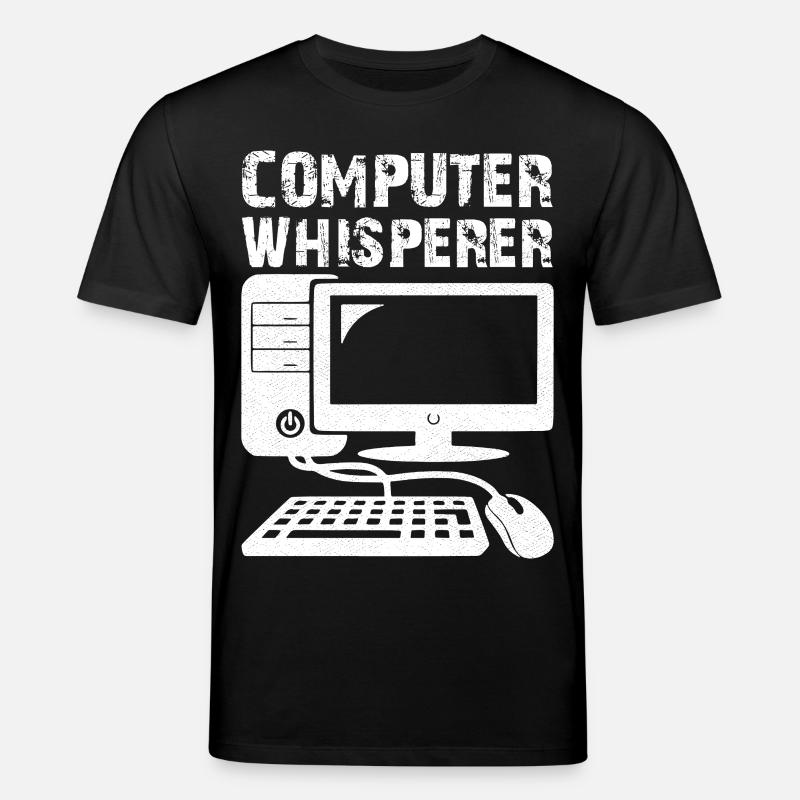 computer whisperer - Stanley/Stella Unisex Bio-T-Shirt CREATOR  - Schwarz