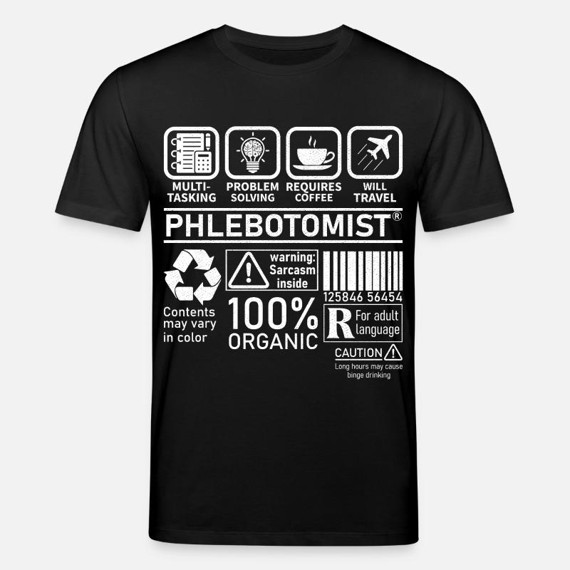Phlébotomiste multitâche résolution de problèmes - T-shirt bio CREATOR Stanley/Stella Unisexe - noir