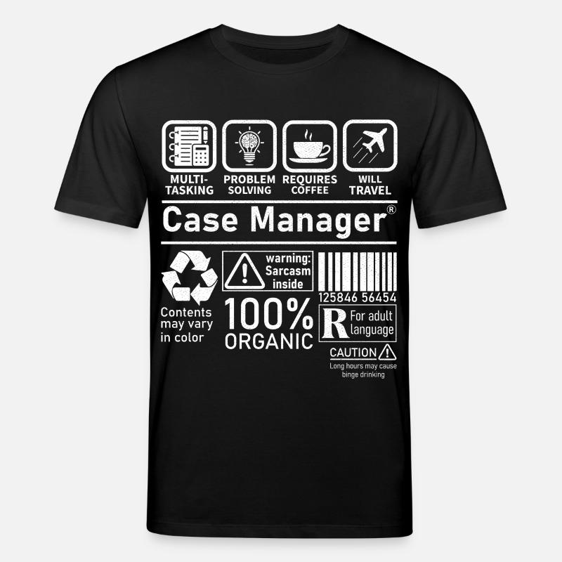 Case Manager multi tasking problem solving - Stanley/Stella Unisex Bio-T-Shirt CREATOR - Schwarz