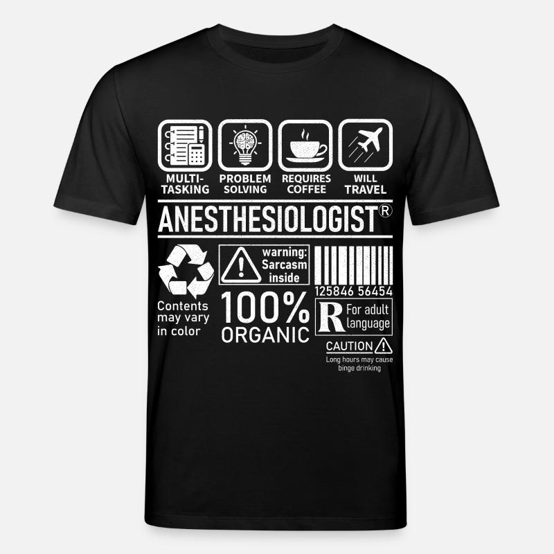 Anestesista multi tasking problem solving - Maglietta ecologica unisex CREATOR di Stanley/Stella - nero