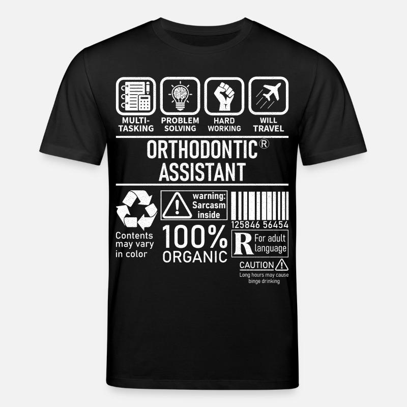 Orthodontic Assistant multi tasking problem - Stanley/Stella CREATOR Unisex Organic T-Shirt - black