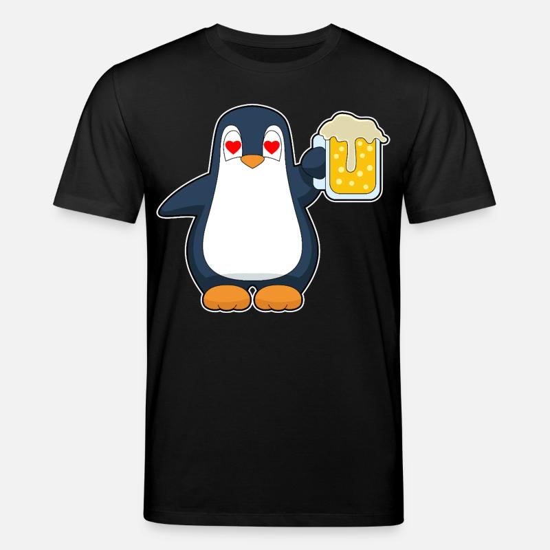 Bière Pingouin - T-shirt bio CREATOR Stanley/Stella Unisexe - noir