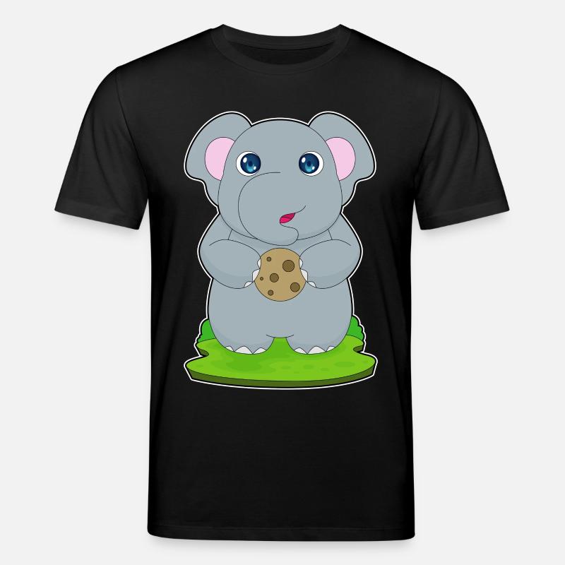Biscuit éléphant - T-shirt bio CREATOR Stanley/Stella Unisexe - noir