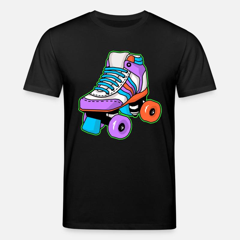 Rollschuh Schlittschuhläufer - Stanley/Stella Unisex Bio-T-Shirt CREATOR  - Schwarz