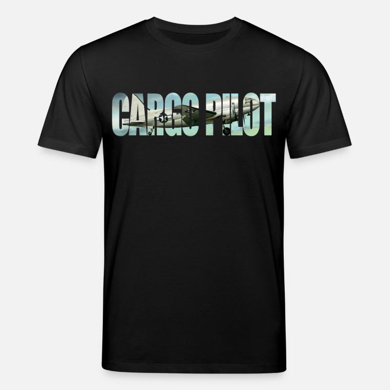 Cargo pilot C-46 - Stanley/Stella Unisex Bio-T-Shirt CREATOR  - Schwarz