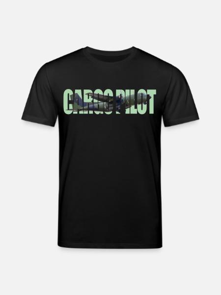 Cargo pilot C-160 - Stanley/Stella CREATOR Unisex Organic T-Shirt - black