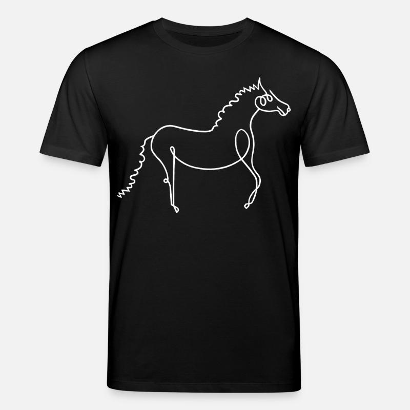 Pferd - Stanley/Stella Unisex Bio-T-Shirt CREATOR  - Schwarz