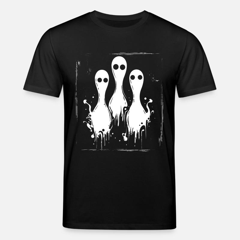 Quilles de bowling Halloween - T-shirt bio CREATOR Stanley/Stella Unisexe - noir