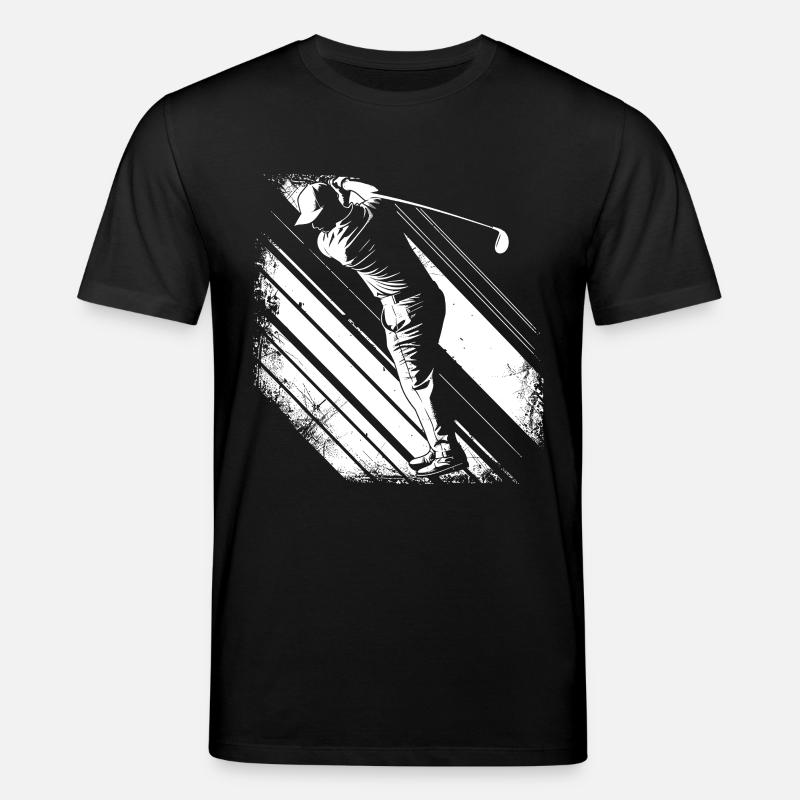 Graphique du golfeur - T-shirt bio CREATOR Stanley/Stella Unisexe - noir