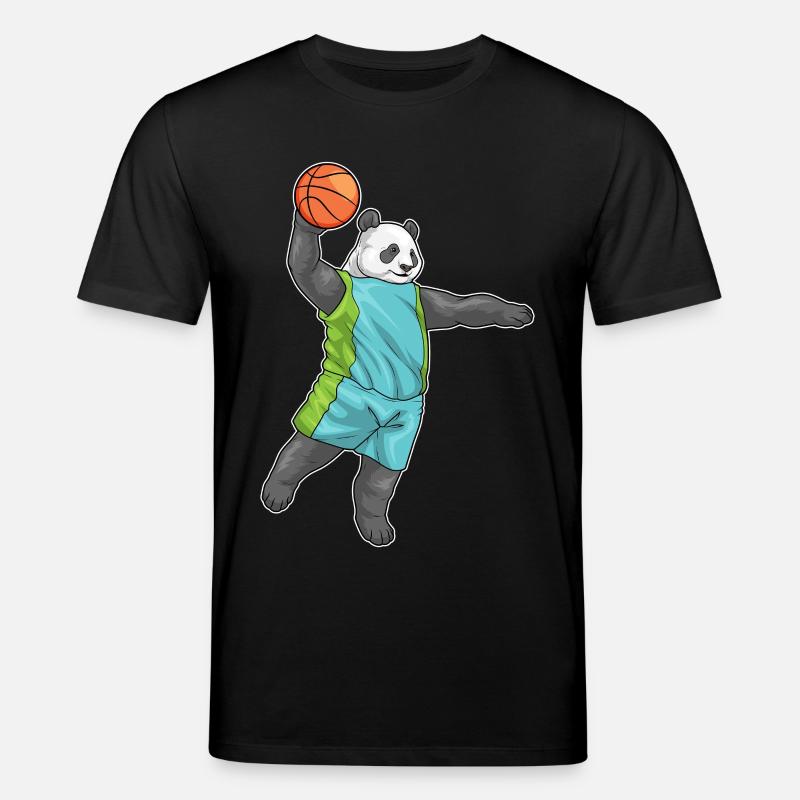 Panda Basketteur Basketteur - T-shirt bio CREATOR Stanley/Stella Unisexe - noir