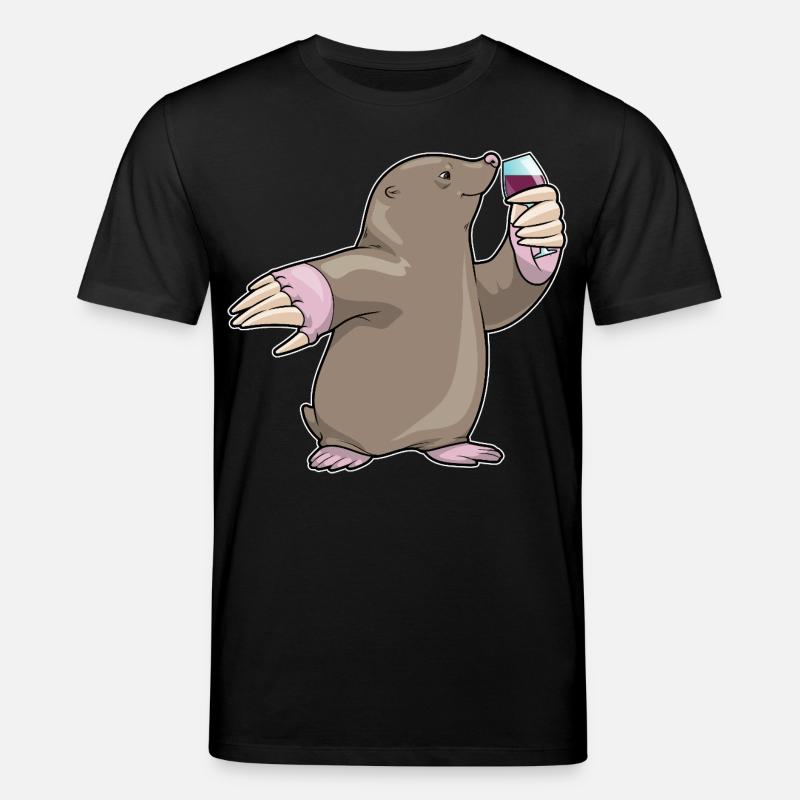 Vin rouge Mole - T-shirt bio CREATOR Stanley/Stella Unisexe - noir
