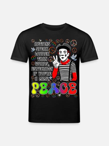 Frieden ist das Wichtigste - Stanley/Stella Unisex Bio-T-Shirt CREATOR  - Schwarz