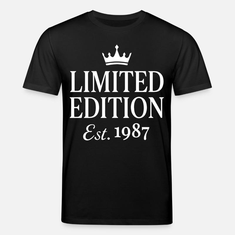 Edition limitée Est 1987 - T-shirt bio CREATOR Stanley/Stella Unisexe - noir
