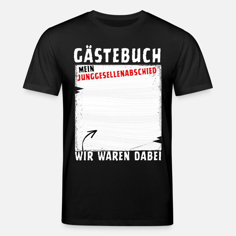 Gästebuch Junggesellenabschied - Stanley/Stella Unisex Bio-T-Shirt CREATOR  - Schwarz