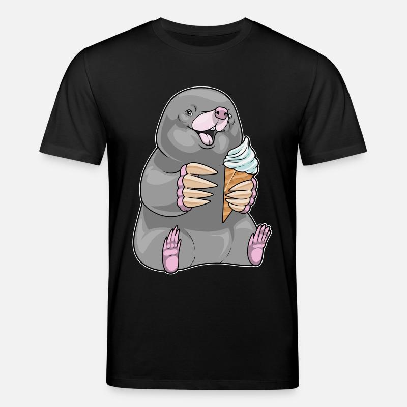 Glace Mole Waffle - T-shirt bio CREATOR Stanley/Stella Unisexe - noir