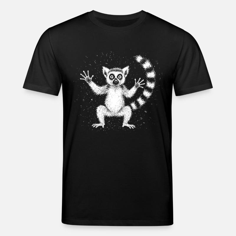 Lemur - Stanley/Stella Unisex Bio-T-Shirt CREATOR  - Schwarz