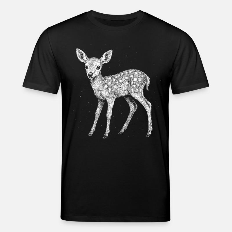 Rehkitz - Stanley/Stella Unisex Bio-T-Shirt CREATOR  - Schwarz