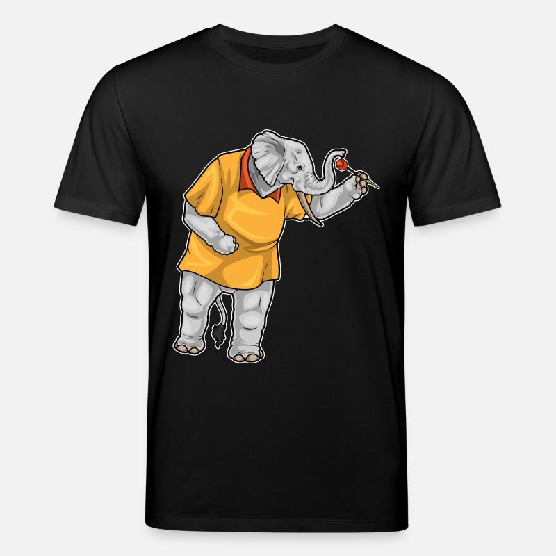 Fléchette éléphant Fléchette - T-shirt bio CREATOR Stanley/Stella Unisexe - noir