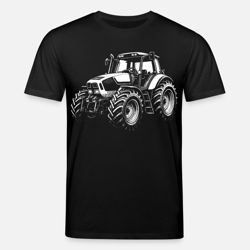 Kraftpaket vom Acker – Retro Edition - Stanley/Stella Unisex Bio-T-Shirt CREATOR  - Schwarz