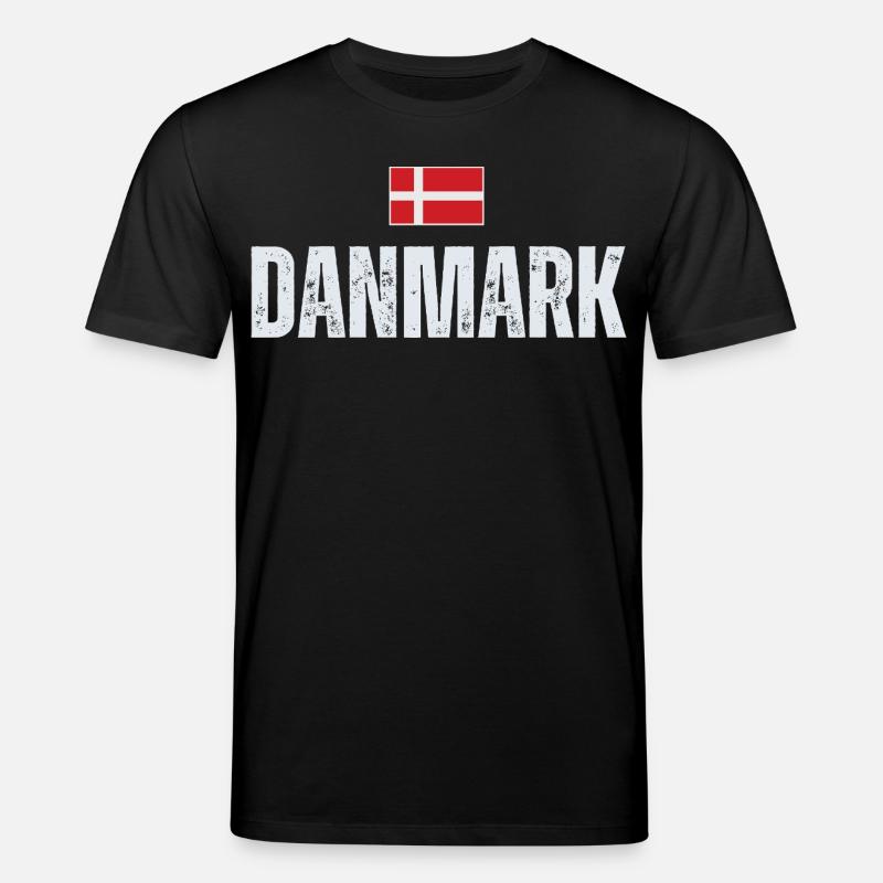 Dänischer Stolz, stolzer Däne - Stanley/Stella Unisex Bio-T-Shirt CREATOR  - Schwarz