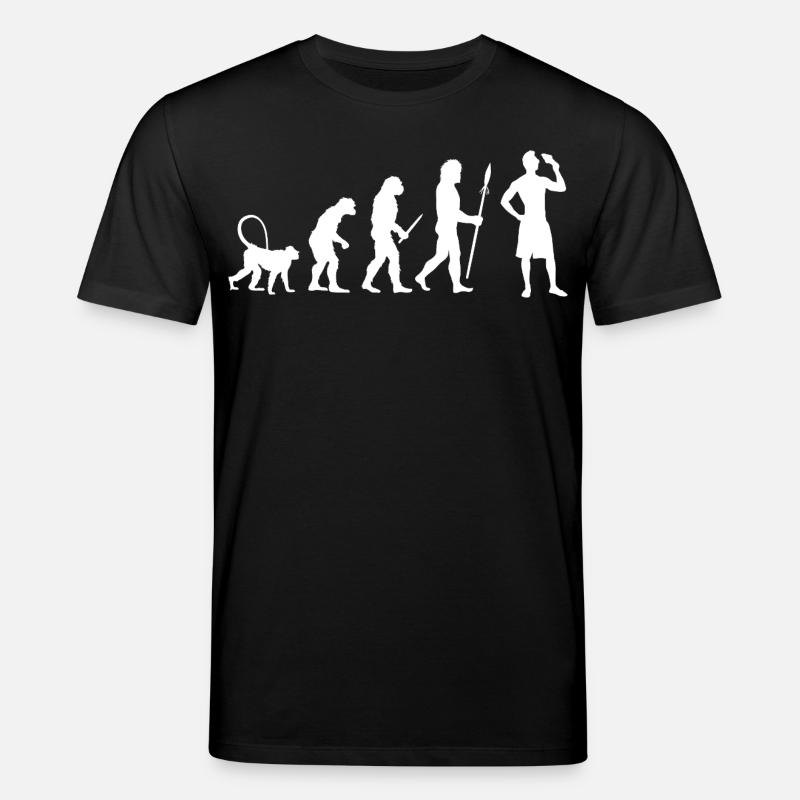 Évolution de la crème glacée - T-shirt bio CREATOR Stanley/Stella Unisexe - noir