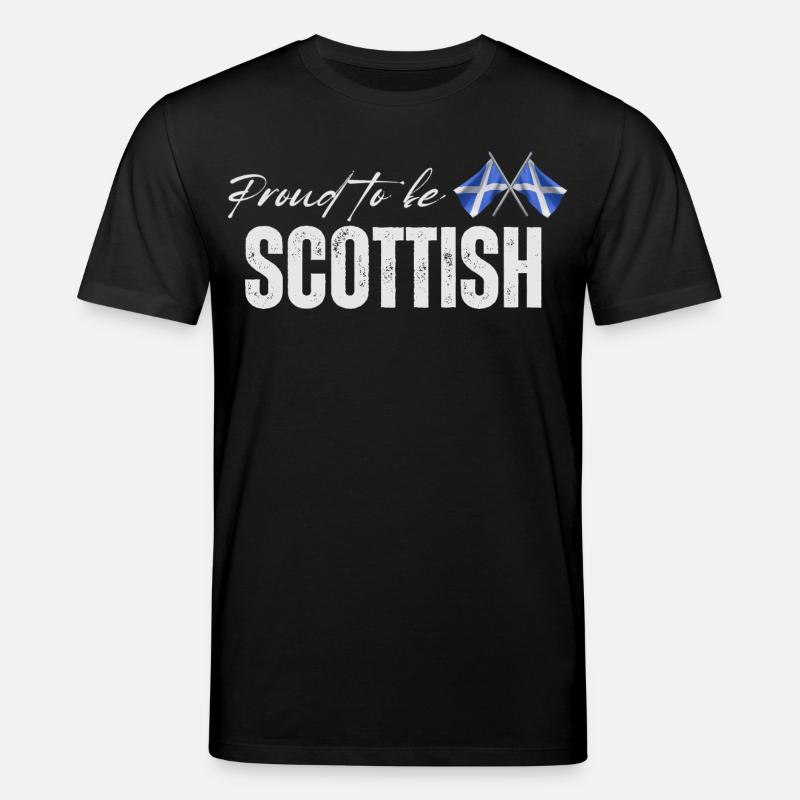Fier Ecossais, j’adore l’Ecosse - T-shirt bio CREATOR Stanley/Stella Unisexe - noir