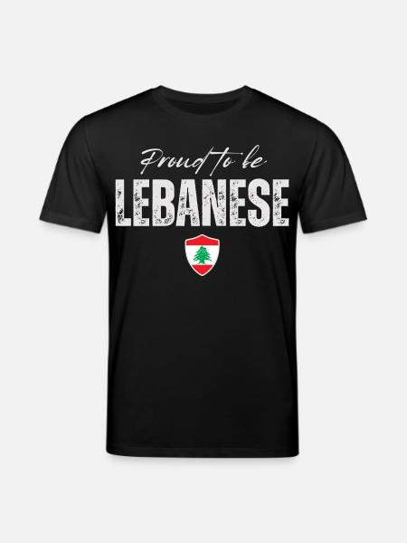 Libanais fier, j’aime le Liban - T-shirt bio CREATOR Stanley/Stella Unisexe - noir