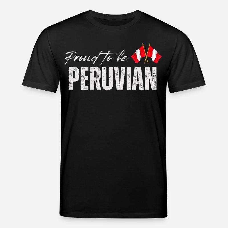 Proud Peruvian, Made in Peru - Stanley/Stella CREATOR Unisex Organic T-Shirt - black