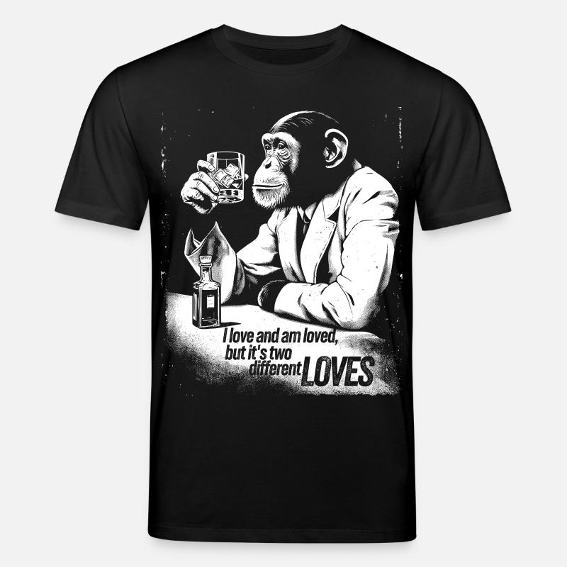 Conception sophistiquée de Monkey Cheers - T-shirt bio CREATOR Stanley/Stella Unisexe - noir