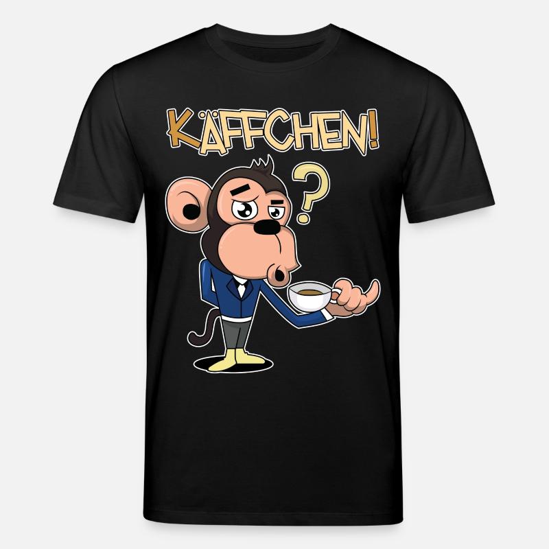 Käffchen, bitte! - Stanley/Stella Unisex Bio-T-Shirt CREATOR  - Schwarz