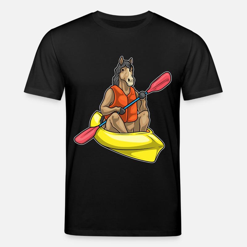 Pferd kleines Boot - Stanley/Stella Unisex Bio-T-Shirt CREATOR  - Schwarz