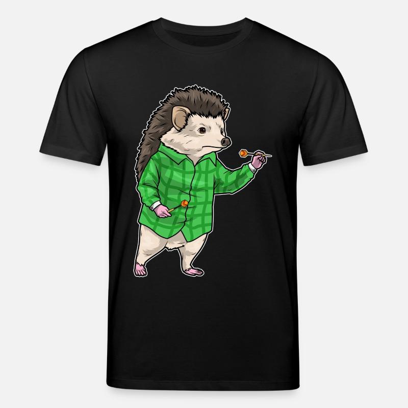Igel Dart Dartpfeil - Stanley/Stella Unisex Bio-T-Shirt CREATOR  - Schwarz