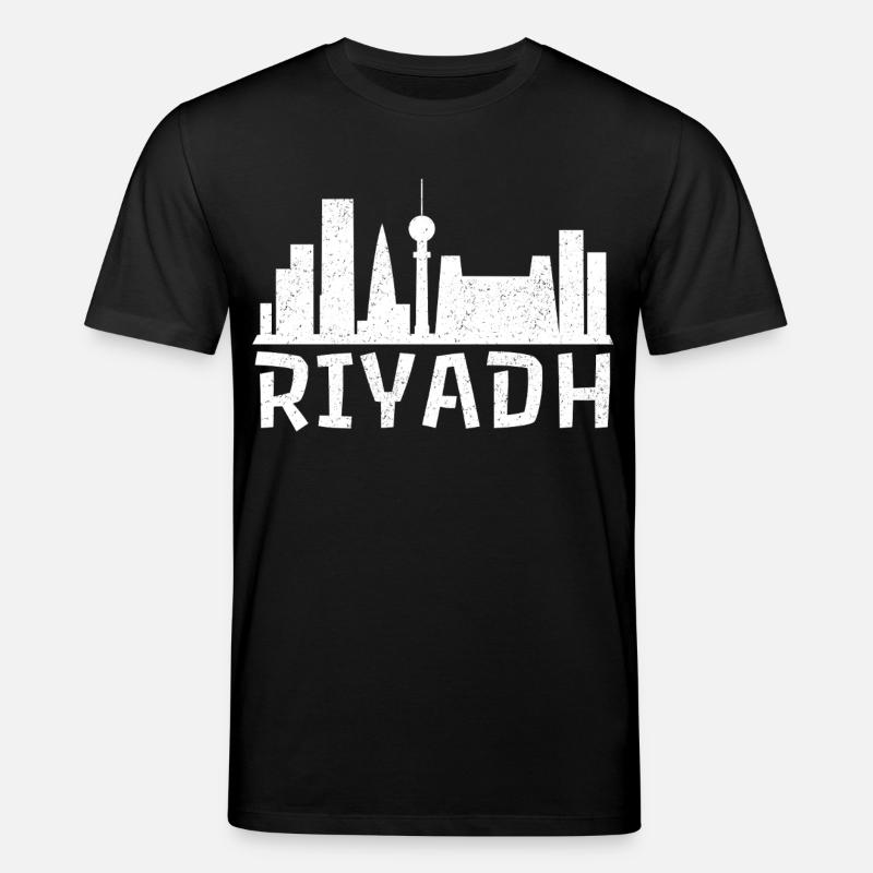 Riyadh Skyline Bold - Stanley/Stella Unisex Bio-T-Shirt CREATOR  - Schwarz