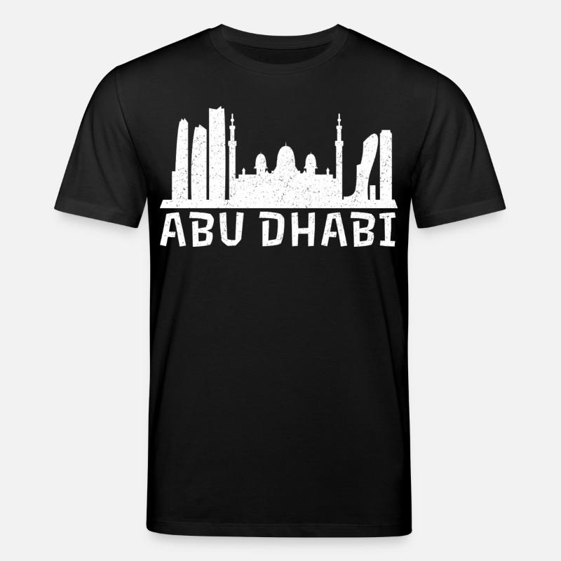 Abu Dhabi Skyline Vibes - Stanley/Stella Unisex Bio-T-Shirt CREATOR  - Schwarz