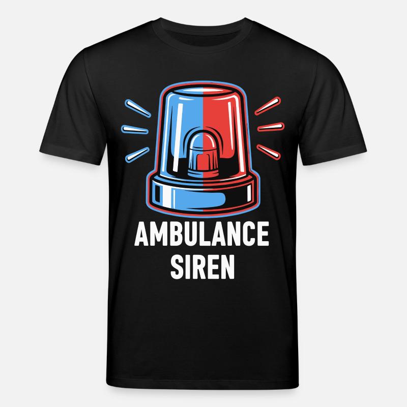 Sirène d’ambulance - T-shirt bio CREATOR Stanley/Stella Unisexe - noir