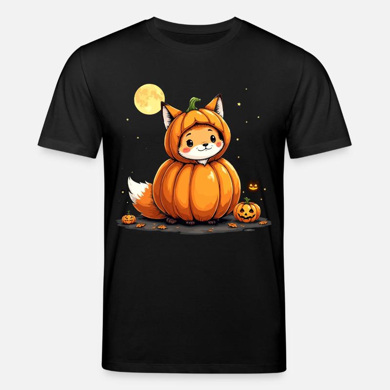 Pumpkin Fox Haunt youpi ! - T-shirt bio CREATOR Stanley/Stella Unisexe - noir