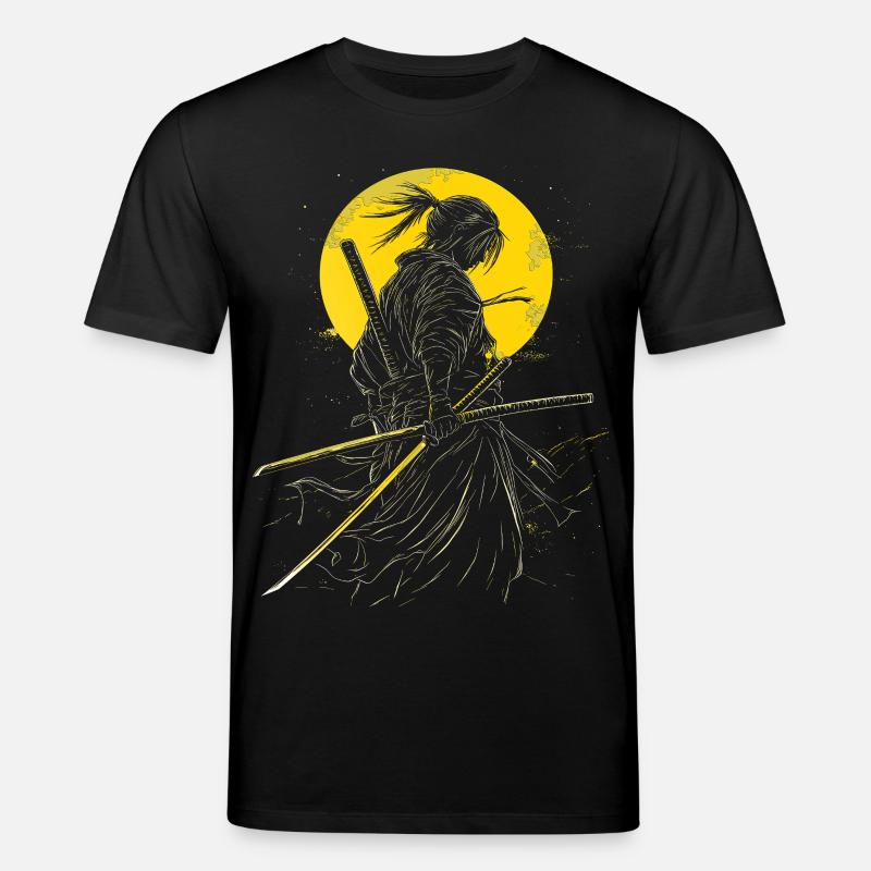 Samurai anime - Stanley/Stella Unisex Bio-T-Shirt CREATOR  - Schwarz